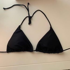 Black Triangle Bikini Top
